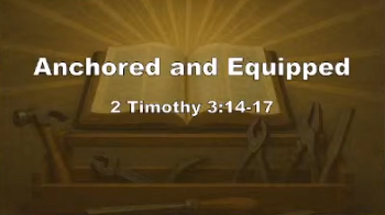 Anchored and Equipped